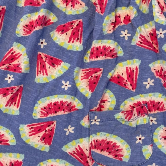Hatley Watermelon Cotton Puff Dress 18/24M - Picture 4 of 6